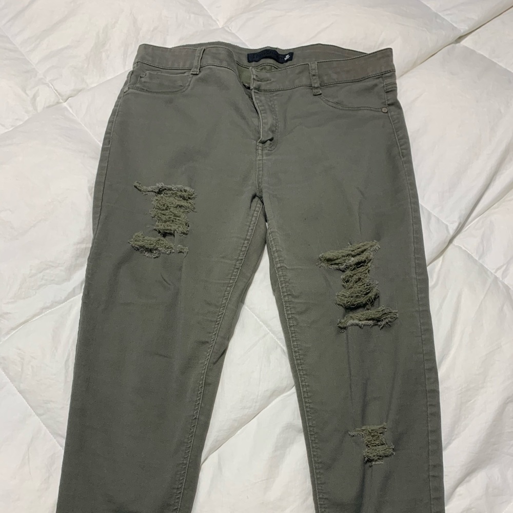 Olive Skinny Jeans